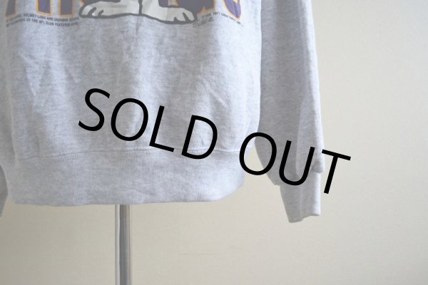 画像12: 1980s JOE COOL MINNESOTA VIKINGS NFL プリントスウェット　 実寸L-XL  (12)