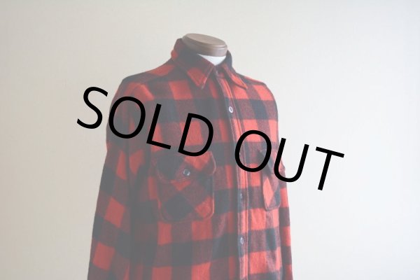 画像7: 1950s〜 MONTEREY SPORTWEAR マチ付きウールシャツ　 表記16  (7)