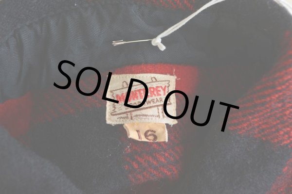 画像5: 1950s〜 MONTEREY SPORTWEAR マチ付きウールシャツ　 表記16  (5)