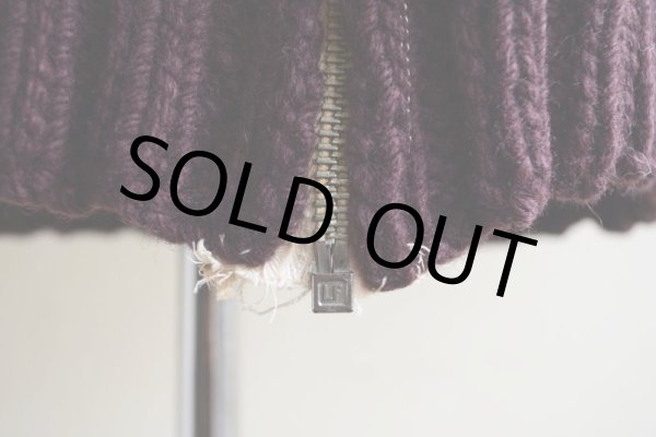 画像11: 1960s〜 ダイヤ柄カウチンセーター　 実寸M  (11)