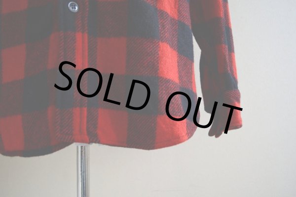 画像9: 1950s〜 MONTEREY SPORTWEAR マチ付きウールシャツ　 表記16  (9)