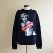 画像1: MarilynMonroe フォトスウェット　 表記XL  (1)