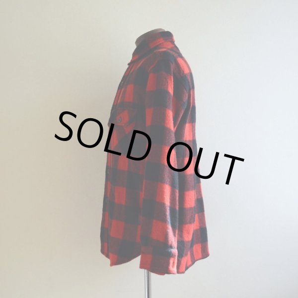 画像4: 1950s〜 MONTEREY SPORTWEAR マチ付きウールシャツ　 表記16  (4)