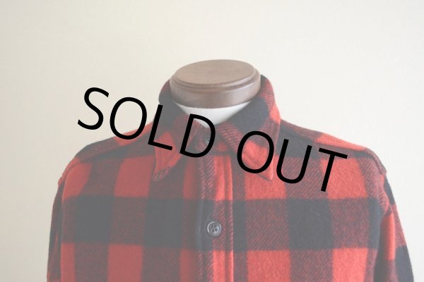 画像6: 1950s〜 MONTEREY SPORTWEAR マチ付きウールシャツ　 表記16  (6)