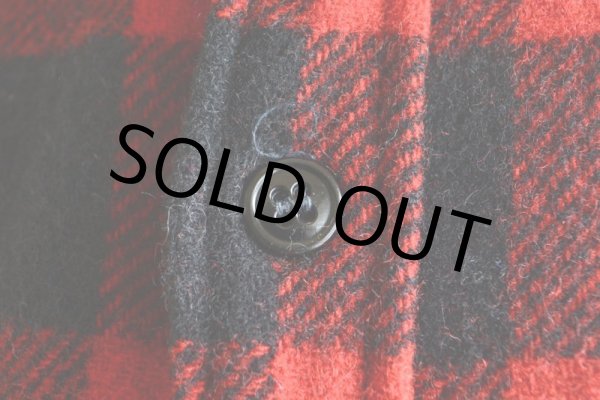 画像8: 1950s〜 MONTEREY SPORTWEAR マチ付きウールシャツ　 表記16  (8)