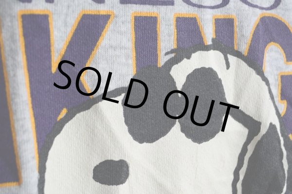 画像9: 1980s JOE COOL MINNESOTA VIKINGS NFL プリントスウェット　 実寸L-XL  (9)