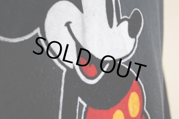 画像9: 1980s Mickey Mouse フロッキースウェット　 表記XL  (9)