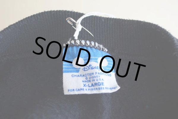 画像5: 1980s Mickey Mouse フロッキースウェット　 表記XL  (5)