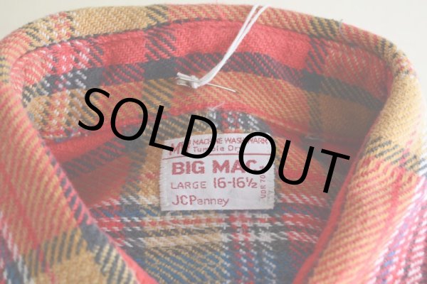 画像5: 1970s BIG MAC ヘビーネルシャツ　 表記L  (5)