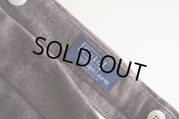 画像4: 1990s Polo by RalphLauren ツータックウールトラウザー  MADE IN USA  実寸W32  (4)