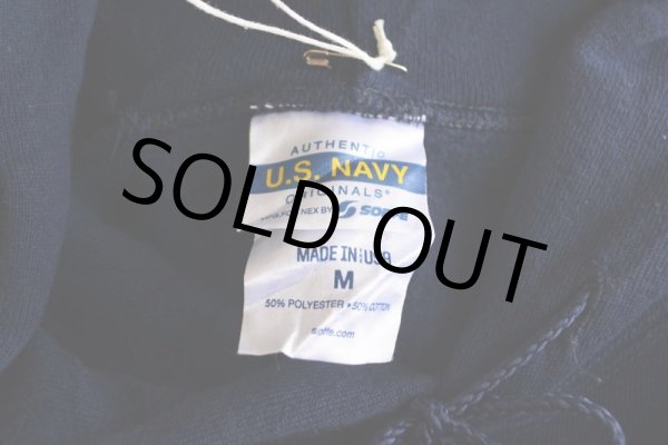 画像5: US.NAVY スウェットパーカー　 MADE IN USA　 表記M  (5)