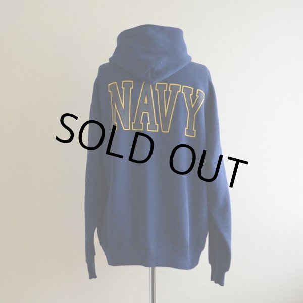 画像3: US.NAVY スウェットパーカー  MADE IN USA  表記L  (3)