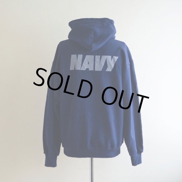 画像3: US.NAVY スウェットパーカー　 MADE IN USA　 表記M  (3)