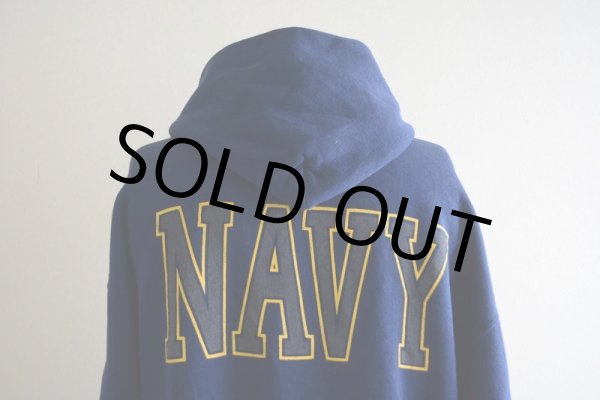 画像11: US.NAVY スウェットパーカー  MADE IN USA  表記L  (11)