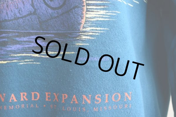 画像10: 1990s MUSEUM OF WESTWARD EXPANSION 両面プリントスウェット　 MADE IN USA　 表記L  (10)