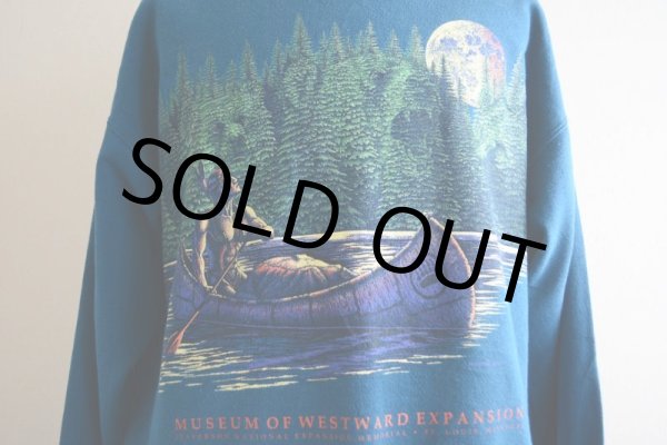 画像9: 1990s MUSEUM OF WESTWARD EXPANSION 両面プリントスウェット　 MADE IN USA　 表記L  (9)