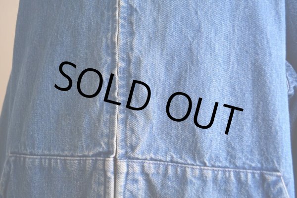 画像16: 1990s Polo by Ralph Lauren チンスト付きデニムジャケット  MADE IN USA  表記XL  (16)