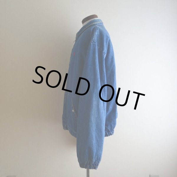 画像4: 1990s Polo by Ralph Lauren チンスト付きデニムジャケット  MADE IN USA  表記XL  (4)