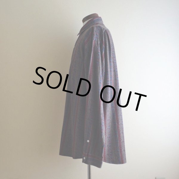 画像4: Polo by RalphLauren 総柄シャツ  SILK×COTTON  表記XL  (4)