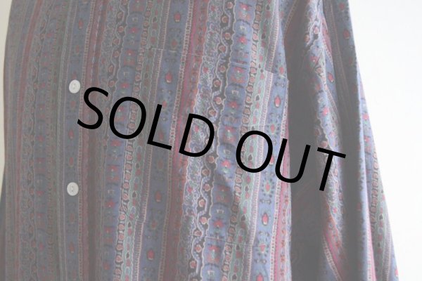 画像7: Polo by RalphLauren 総柄シャツ  SILK×COTTON  表記XL  (7)