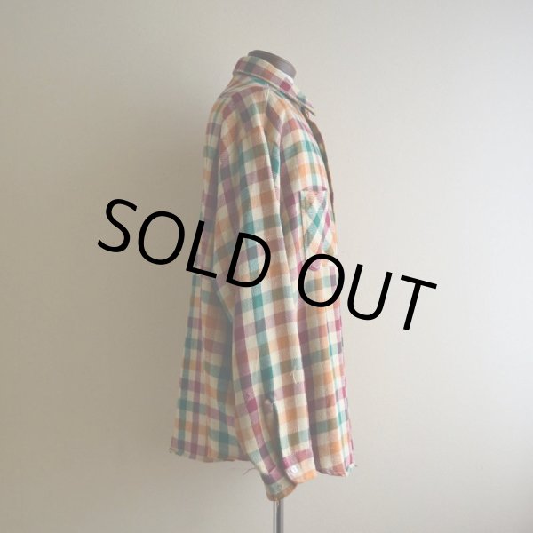 画像2: 1970s BIG MAC ヘビーネルシャツ  表記XL-TALL  (2)