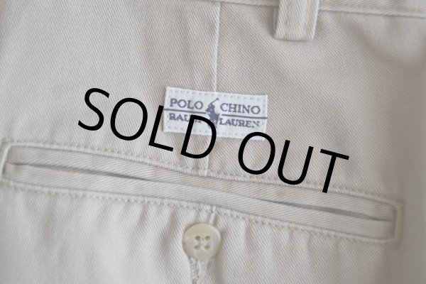 画像5: Polo RalphLauren ツータックチノトラウザー  表記33×34  (5)