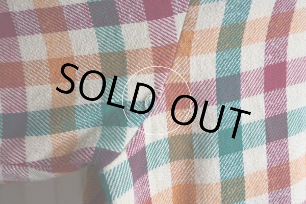 画像13: 1970s BIG MAC ヘビーネルシャツ  表記XL-TALL  (13)