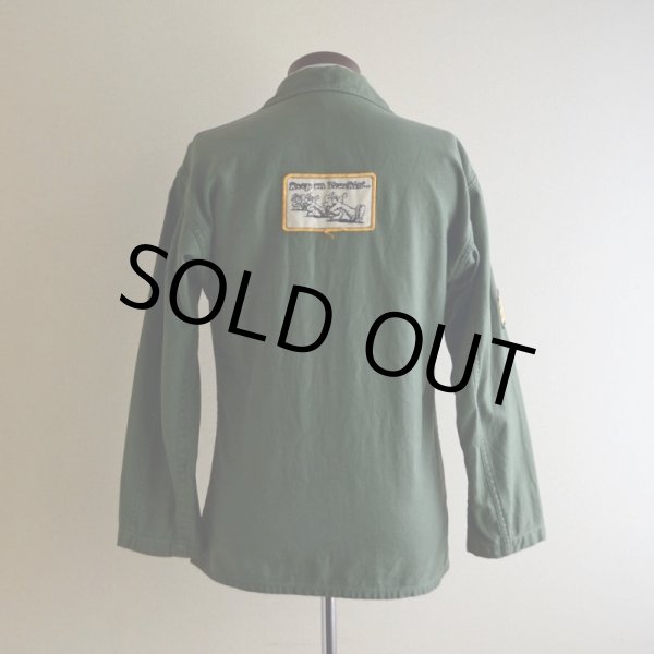 画像3: 1950s US.ARMY OG107 ユーティリティシャツ  1st初期  実寸S  (3)