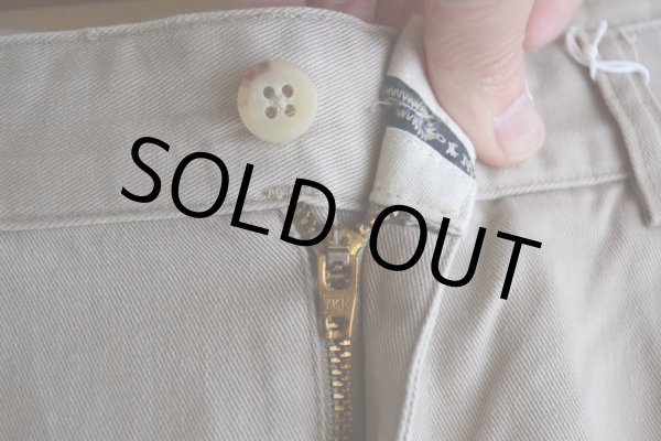 画像7: Polo RalphLauren ツータックチノトラウザー  表記33×34  (7)