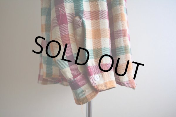 画像10: 1970s BIG MAC ヘビーネルシャツ  表記XL-TALL  (10)