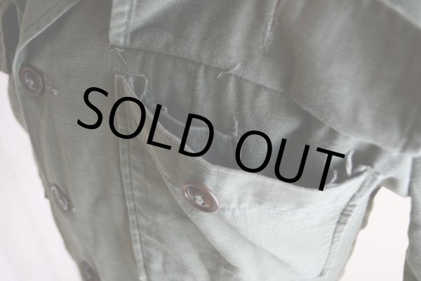 画像9: 1950s US.ARMY OG107 ユーティリティシャツ  1st初期  実寸S  (9)