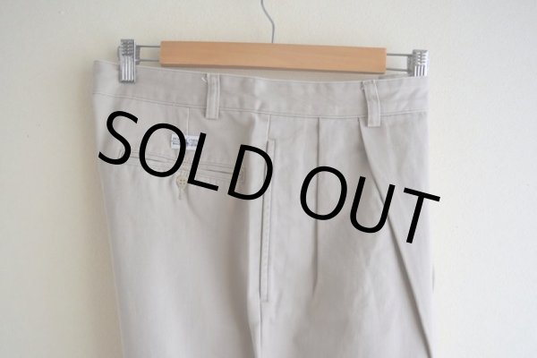 画像4: Polo RalphLauren ツータックチノトラウザー  表記33×34  (4)