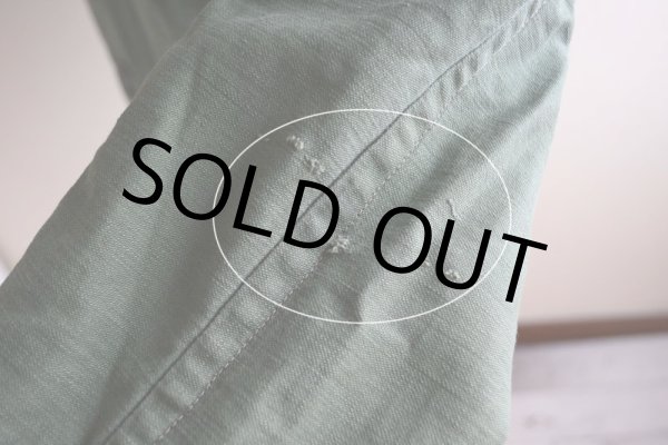 画像17: 1950s US.ARMY OG107 ユーティリティシャツ  1st初期  実寸S  (17)