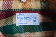 画像5: 1970s BIG MAC ヘビーネルシャツ　 表記XL-TALL  (5)