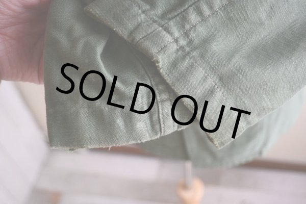 画像18: 1950s US.ARMY OG107 ユーティリティシャツ  1st初期  実寸S  (18)