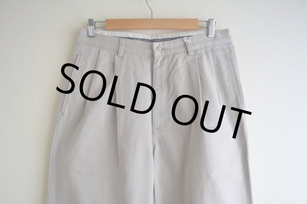 画像6: Polo RalphLauren ツータックチノトラウザー  表記33×34  (6)