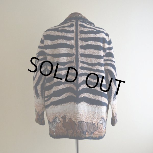 画像3: 1990s PAINTED PONY アニマル柄ゴブランジャケット　 MADE IN USA　 表記L  (3)