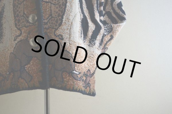 画像9: 1990s PAINTED PONY アニマル柄ゴブランジャケット　 MADE IN USA　 表記L  (9)