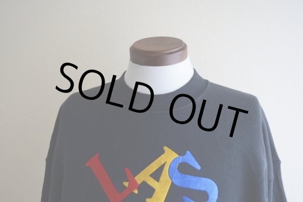 画像6: 1990s LAS VEGAS 刺繍プリントスウェット　 MADE IN USA　 表記L  (6)