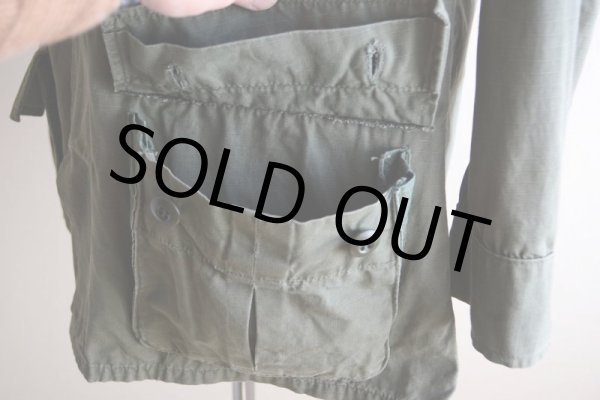 画像12: 1970s US.ARMY ジャングルファティーグジャケット  4TH TYPE  表記SMALL-LONG  (12)