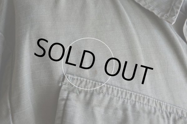 画像16: 1970s US.ARMY ジャングルファティーグジャケット  4TH TYPE  表記SMALL-LONG  (16)