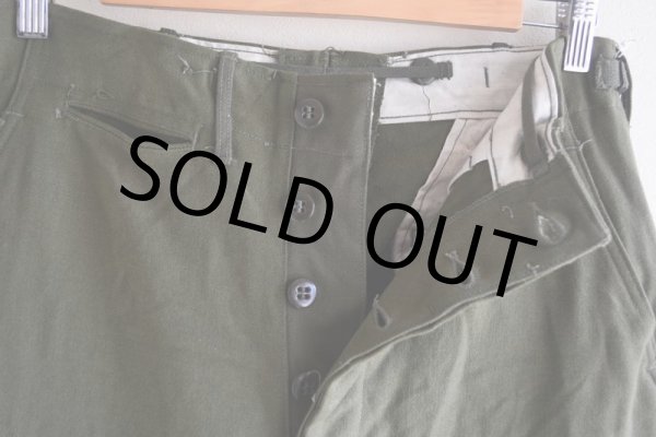 画像10: 1950s US.ARMY M-51ウールパンツ　 表記SMALL-REGULAR  (10)