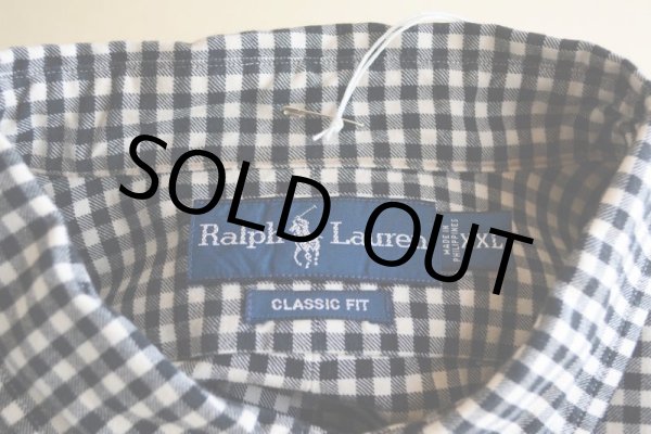 画像5: RalphLauren ボタンダウンシャツ  ギンガムチェック  表記XXL  (5)