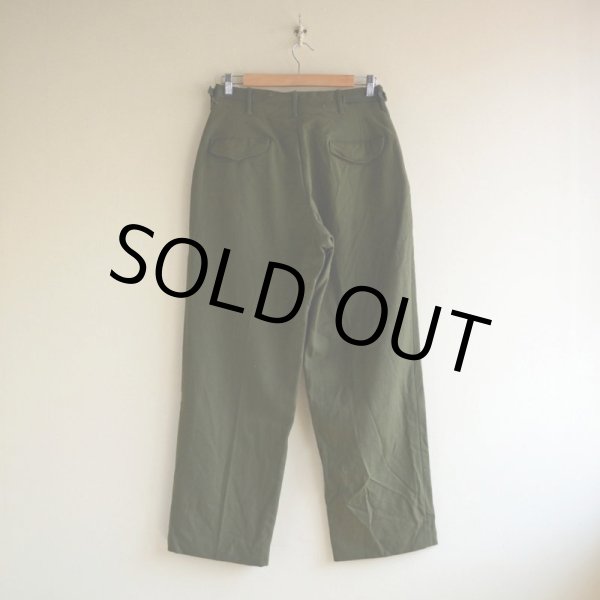 画像2: 1950s US.ARMY M-51ウールパンツ　 表記SMALL-REGULAR  (2)