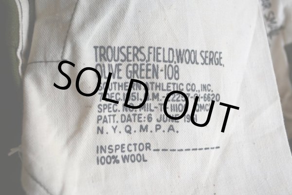 画像6: 1950s US.ARMY M-51ウールパンツ　 表記SMALL-REGULAR  (6)