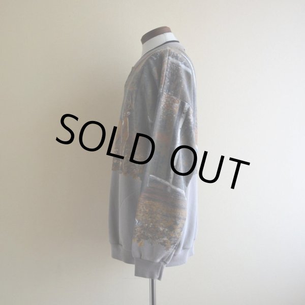 画像4: 1990s ARTISANS シカ総柄スウェット　 MADE IN USA　 表記L  (4)