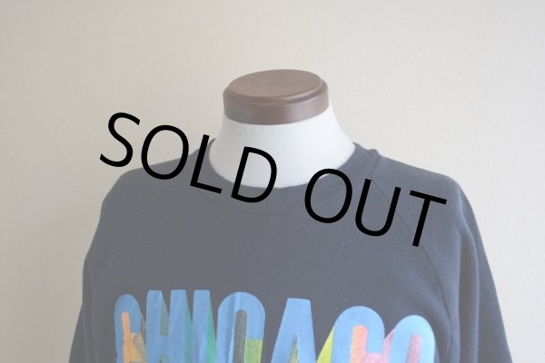 画像6: 1980s CHICAGO プリントスウェット　 MADE IN USA　 表記XL  (6)