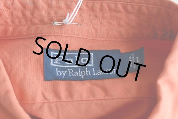 画像5: 1990s Polo by RalphLauren USRL NAVAL STATION マチ付きシャツ　 表記L  (5)