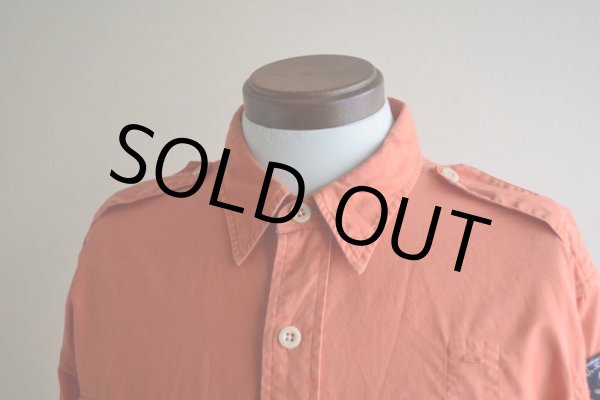 画像6: 1990s Polo by RalphLauren USRL NAVAL STATION マチ付きシャツ　 表記L  (6)