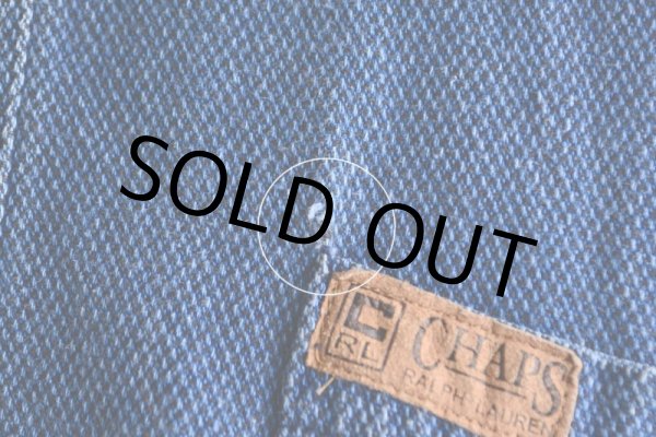 画像9: CHAPS RALPH LAUREN インディゴシャツ　 表記L  (9)